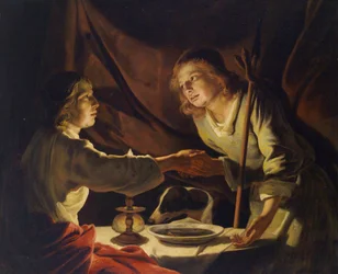 Esau Sells Jacob His Birthright or The Lentil Stew